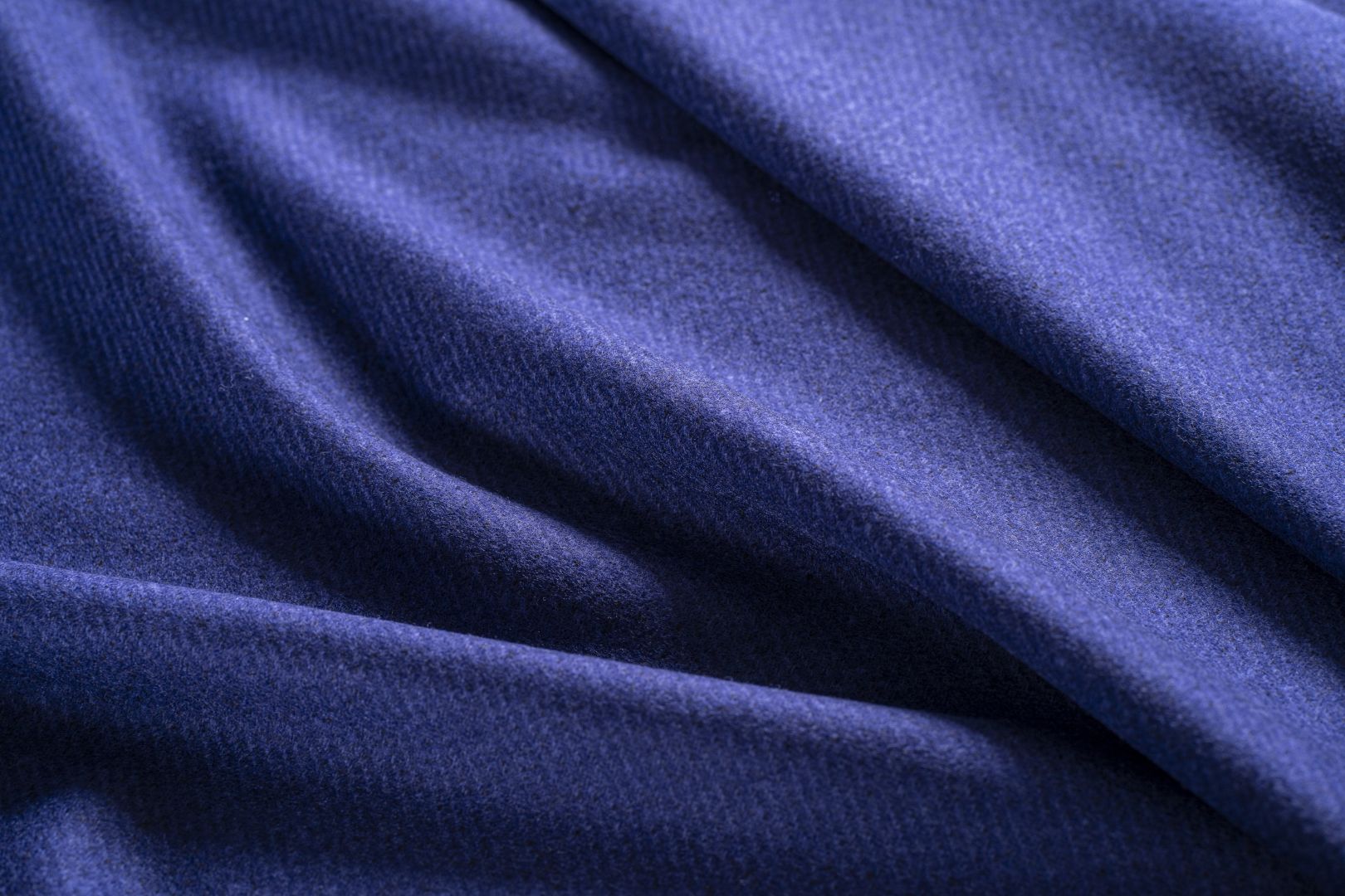 Blue Wool fabric for dressmaking