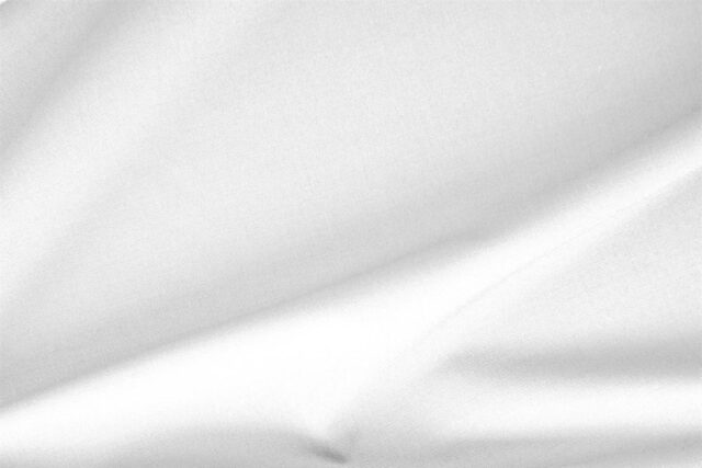 Tissu Uni Gabardine Stretch Blanc optique en Laine, Polyester, Stretch pour Jupe, Pantalon, Robe, Veste.