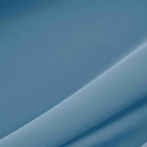 Tissu Uni Microfibre lourde Bleu sucre en Polyester pour Jupe, Pantalon, Robe, Veste, Veste-Manteau légère.