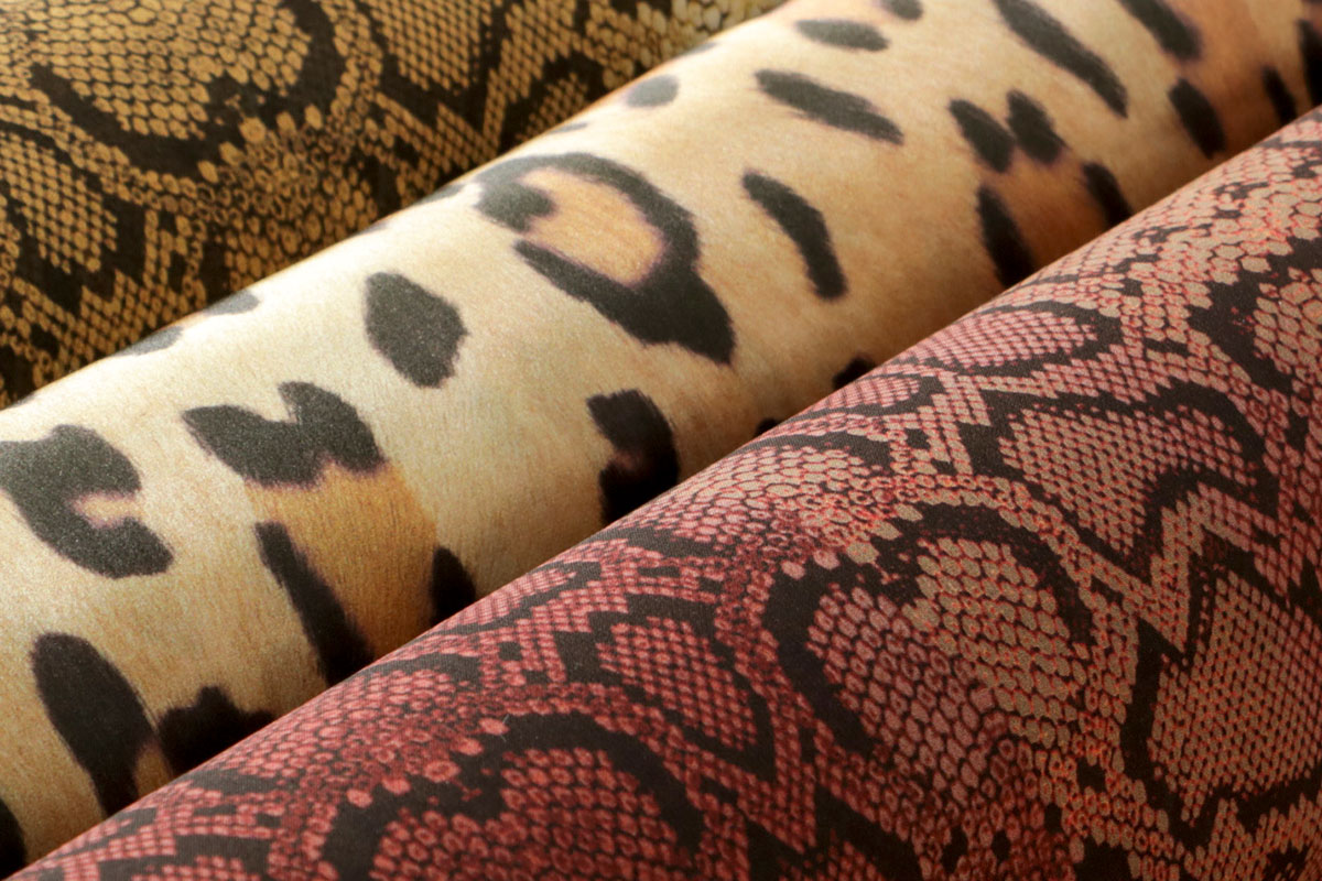 Top quality animalprint fabrics for dressmaking new tess