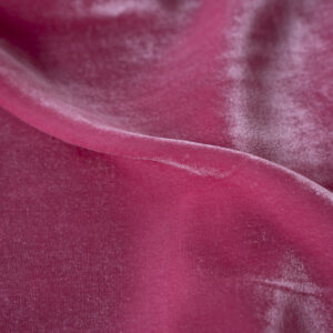 Pink Silk, Viscose Velvet fabric for Dress, Pants, Shirt, Skirt.