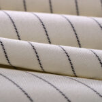White Wool Fine Suit fabric for Dress, Jacket, Pants, Skirt.