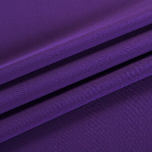 Tissu Uni Microfibre Crêpe Violet en Polyester pour Jupe, Pantalon, Robe, Veste, Veste-Manteau légère.