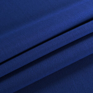 China Blue Wool Doppia Crepella Plain fabric for Ceremony Dress, Dress, Jacket, Light Coat, Pants, Party dress, Skirt.