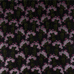 Black, Pink, Silver Polyester, Silk Jacquard fabric for Ceremony Dress, Party dress.