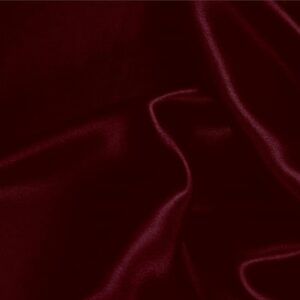 Tissu Uni Satin stretch Rouge bourgogne en Soie, Stretch pour Chemise, Lingerie, Robe, Robe de cérémonie, Robe de soirée.