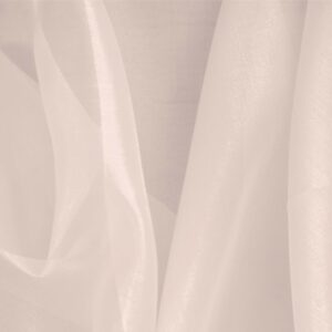 Tissu Uni Organza Rose dragée en Soie pour Chemise, Robe, Robe de cérémonie, Robe de mariée, Robe de soirée.