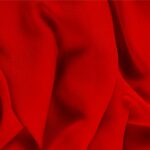 Fire Red Silk Georgette Plain fabric for Ceremony Dress, Dress, Party dress, Shirt, Underwear.