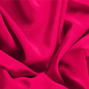 Fuxia Silk Crêpe de Chine Plain fabric for Dress, Shirt, Underwear.