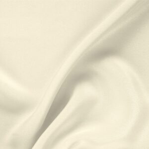 Tessuto Unito Drap Bianco Latte in Seta per Abito, Abito da Cerimonia, Abito da Sposa, Giacca, Gonna, Pantalone.