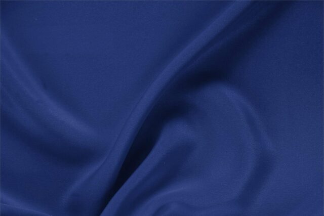 Sapphire Blue Silk Drap Plain fabric for Ceremony Dress, Dress, Jacket, Pants, Skirt.