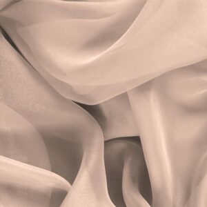 Freesia Pink Silk Chiffon Plain fabric for Ceremony Dress, Dress, Party dress, Shirt, Wedding dress.