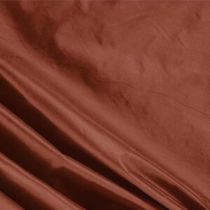 Burnt Brown Silk Taffeta Plain fabric for Ceremony Dress, Dress, Jacket, Light Coat, Party dress.