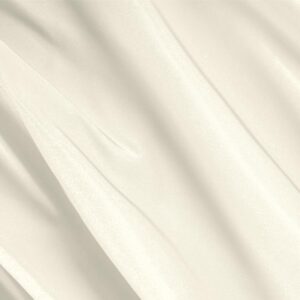 Tissu Uni Radzemire Blanc ivoire en Soie pour Jupe, Robe de cérémonie, Robe de mariée, Robe de soirée, Veste.