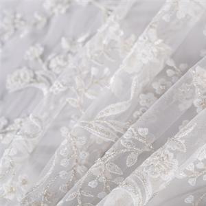 Nastro Di Pizzo Bianco Con Perle SUNMOVE - Bordo In Pizzo Con Volant, Largo 6 Cm, Lunghezza 92 Cm, Per Decorazioni Abiti Da Sposa, Borse E Cappelli